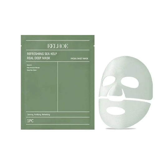 1/4Pcs Seaweed Collagen Face Mask Fade Wrinkles Deep Hydrating Mask Moisturizing Refreshing Brightening Face Skin Care